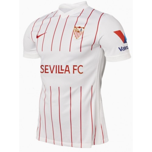 Sevilla FC Fodboldtrøjer Hjemmebanesæt 2021/22 Kort ærmer Sevilla FC Fodboldtrøjer Hjemmebanesæt 2021/22 Kort ærmer